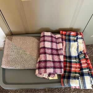 Blanket scarf bundle x3